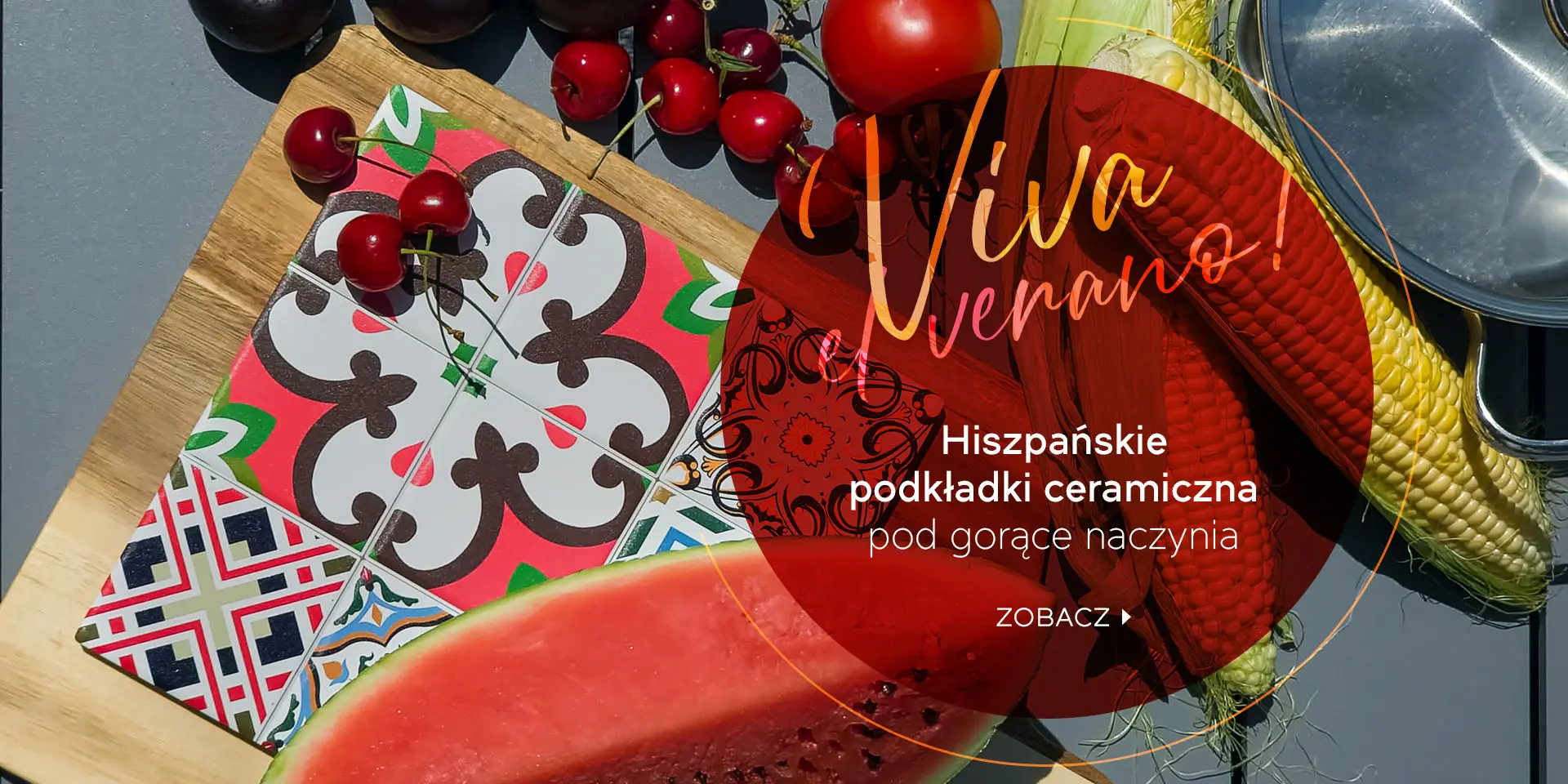 hiszpańskie podkładki ceramiczne